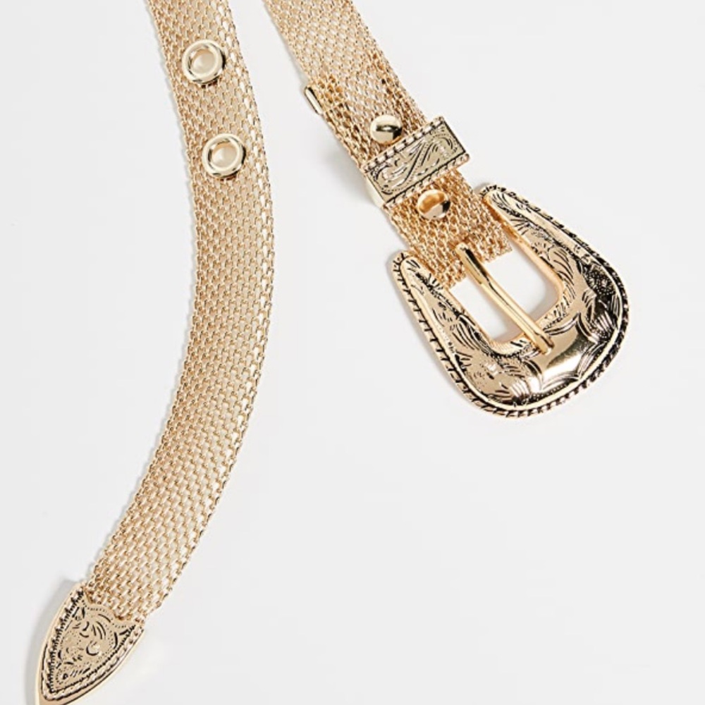 B-LOW THE BELT - BABY FRANK MESH - GOLD